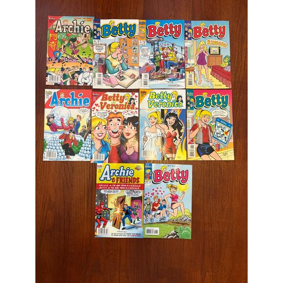 Lot 10 Archie Comics (Archie, Betty, Betty & Veronica, Archie & Friends) Mixed - Picture 1 of 4